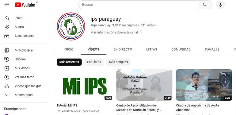 Las sesiones del Consejo de Administración se transmitirán a través del canal IPS Paraguay de YouTube.