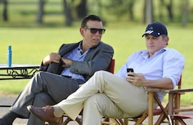 Imagen de archivo de Juan Ángel Napout y Alejandro Domínguez, en el 2019.