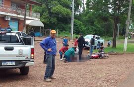 Menor de edad al volante, hijo de un intendente colorado de Itapúa protagonizó accidente de tránsito sobre ruta PY06.