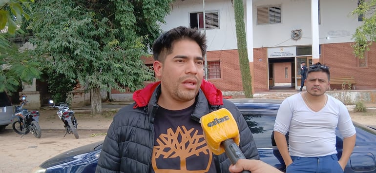 Rodney Sanabria, comerciante que se enfrento a los delincuentes.