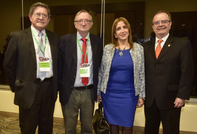 Félix Brizuela, Silvio Tatti, María Cristina Motta y Luis Hernández.