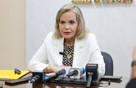 Lilian Samaniego . Foto Prensa Senado.