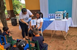 Jornada de vacunación en Santa Rosa, Misiones.