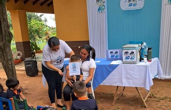 Jornada de vacunación en Santa Rosa, Misiones.