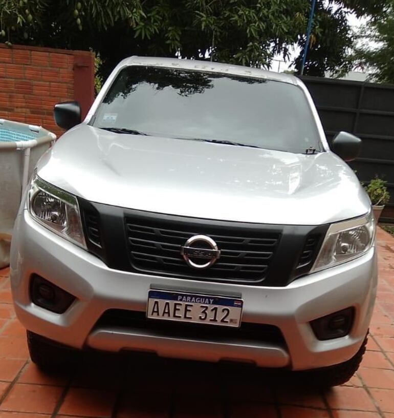 Camioneta del ciudadano desaparecido.