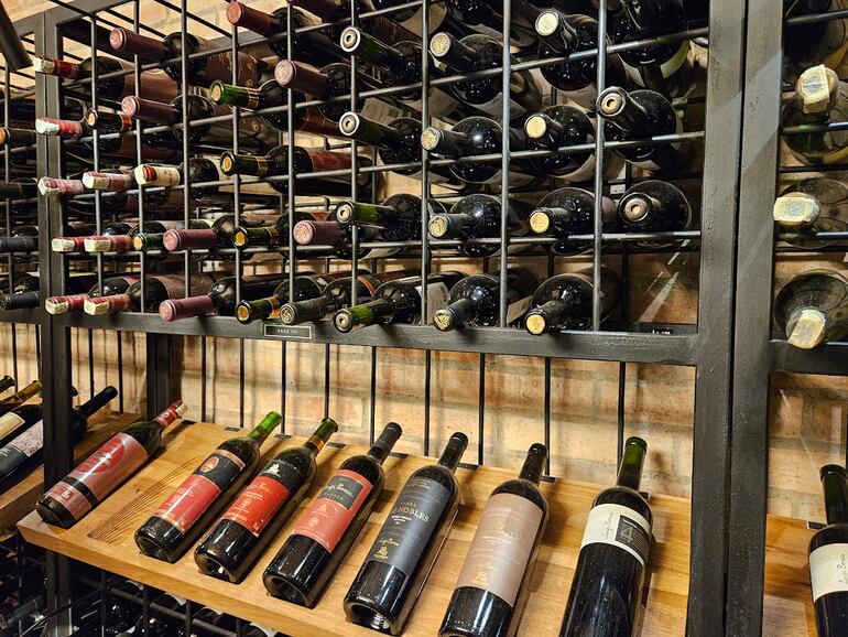 Vinos en la finca El Paraíso de la bodega Luigi Bosca, en Mendoza, Argentina.