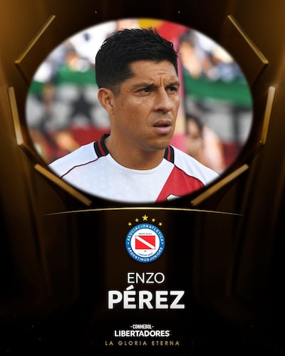 El veterano Enzo Pérez proseguirá su carrera en Argentinos Juniors.