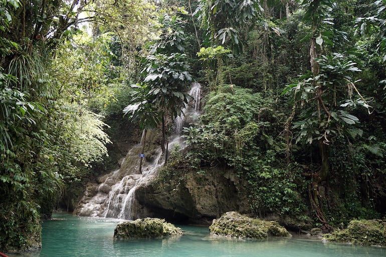 Cascada (Somerset Falls) en Puerto Antonio, Jamaica.