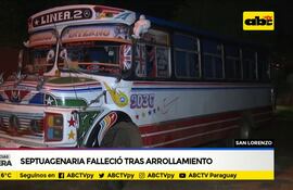 Septuagenaria falleció tras arrollamiento en San Lorenzo