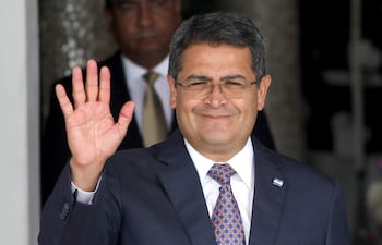 Juan Orlando Hernández, expresidente de Honduras. (archivo)