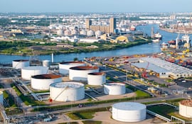 Campos de reservas de petróleo en Houston, Estados Unidos. (archivo)