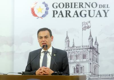 Rubén Ramírez Lezcano, ministro de Relaciones Exteriores.