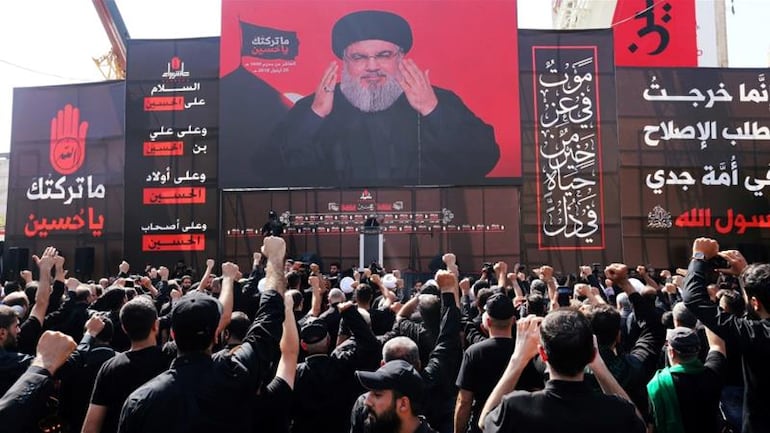 Hassan Nasrallah, l&iacute;der del Hezbollah.
