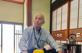 Mimaki Toshiyuki, presidente de la organización Hidankyo y ganador del Nobel de la Paz 2024. (Viviana Benítez)