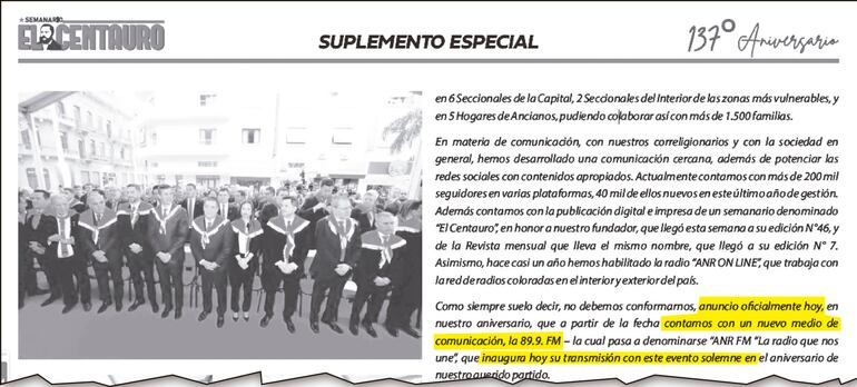 Radio de la ANR operó por meses sin aval de Conatel y ahora “ya es legal”