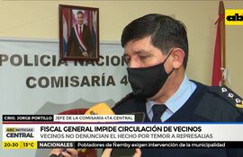 Critican cierre de calle frente a la casa de Fiscal General