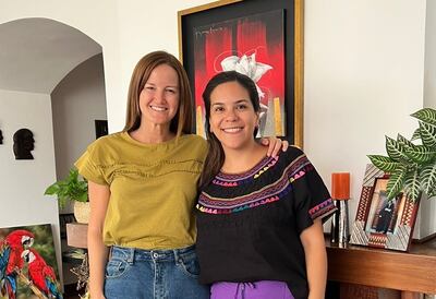 Soledad Núñez y Johanna Ortega.