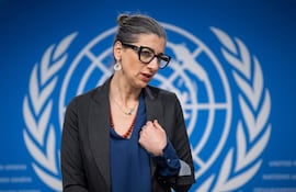 La relatora de la ONU para Palestina, Francesca Albanese
