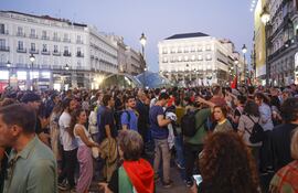 Miles de personas se manifiestan en España por Gaza y la protección de la Flotilla Sumud. EFE/J.P.Gandul