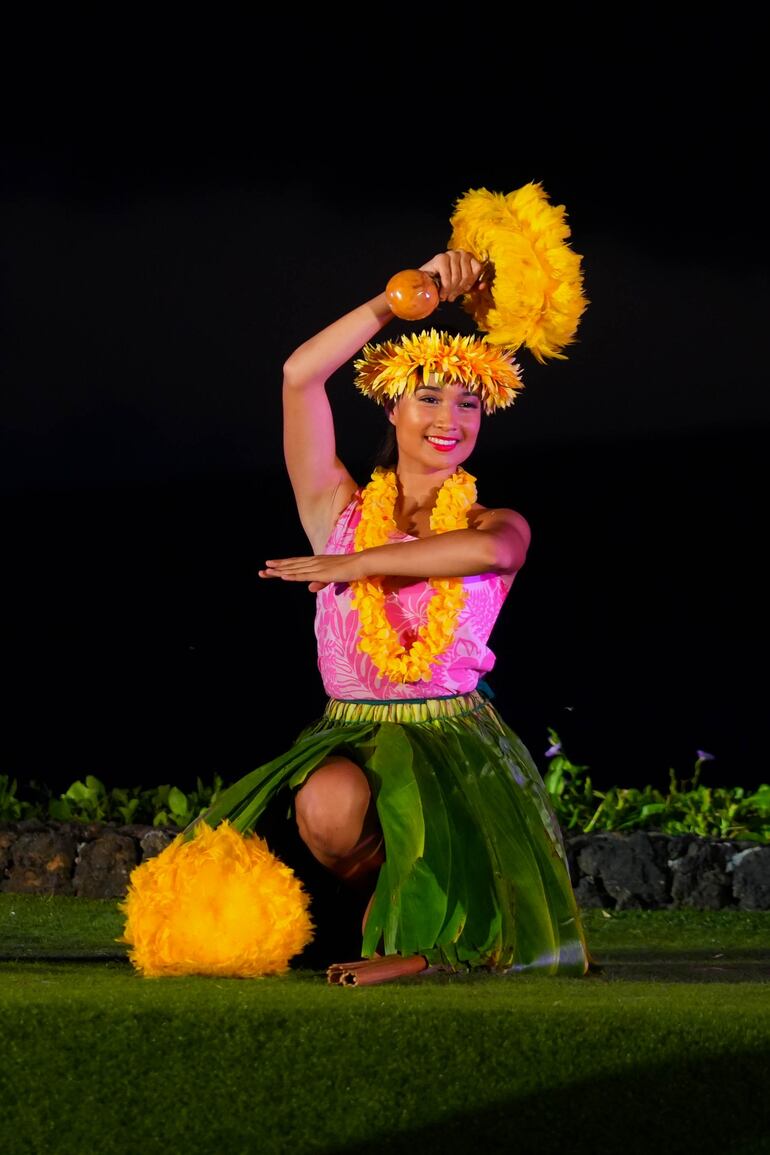 Bailarina polinesia.