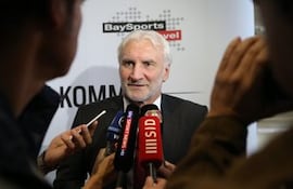 Rudi Voeller (66 años), director deportivo de la Federación Alemana de Fútbol.