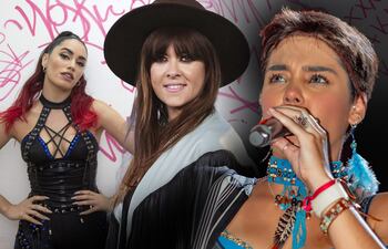 Lali Espósito, Vanesa Martín y la compatriota Aye Alonso.