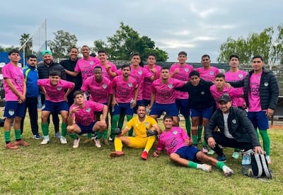 Componentes del plantel del Deportivo Unión de Pilar.