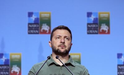 Volodimir Zelenski, presidente de Ucrania.