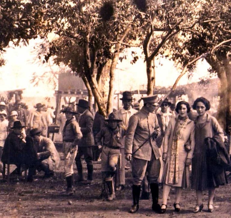 Una escena durante la Guerra Civil Española. 