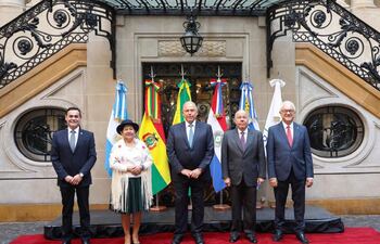 Los Ministros de Relaciones Exteriores de los Estados Partes del MERCOSUR se reunieron hoy viernes 2 de mayo en el Palacio San Martín, sede de la Cancillería Argentina.