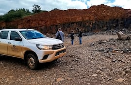 La Fiscalía constató varias irregularidades durante el allanamiento de la cantera.