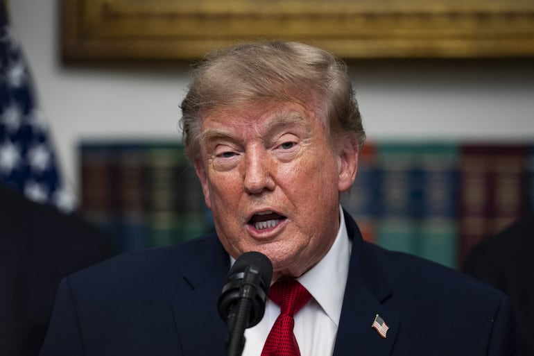 Donald Trump, presidente de los Estados Unidos.