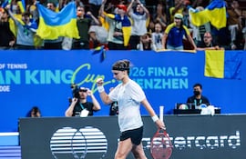 Anhelina Kalinina (29 años) adelantó a Ucrania contra Italia.