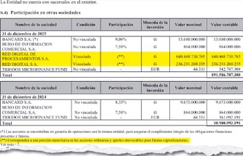 “Porción minoritaria” y “aportes irrevocables”, argumentos que usó Ueno para esconder participación