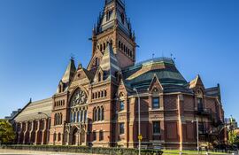 Edificio histórico de la Universidad de Harvard