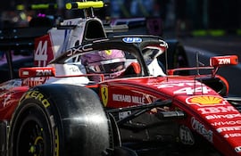 Lewis Hamilton (Ferrari) fue el más rápido de la FP2.