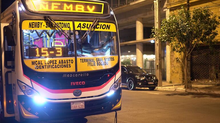 Night service connects Asunción and Ñemby 