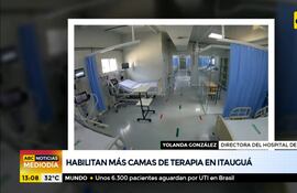Habilitan más camas de terapia en Itauguá