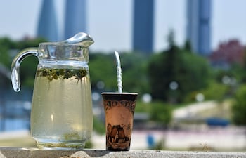 Terere,Drink,,Similar,To,Mate,But,Prepared,With,Cold,Water.