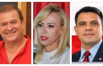 Guido González, Carolina González y Aarón Ruiz Diaz Rolon.