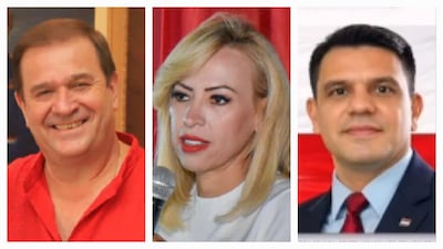 Guido González, Carolina González y Aarón Ruiz Diaz Rolon.