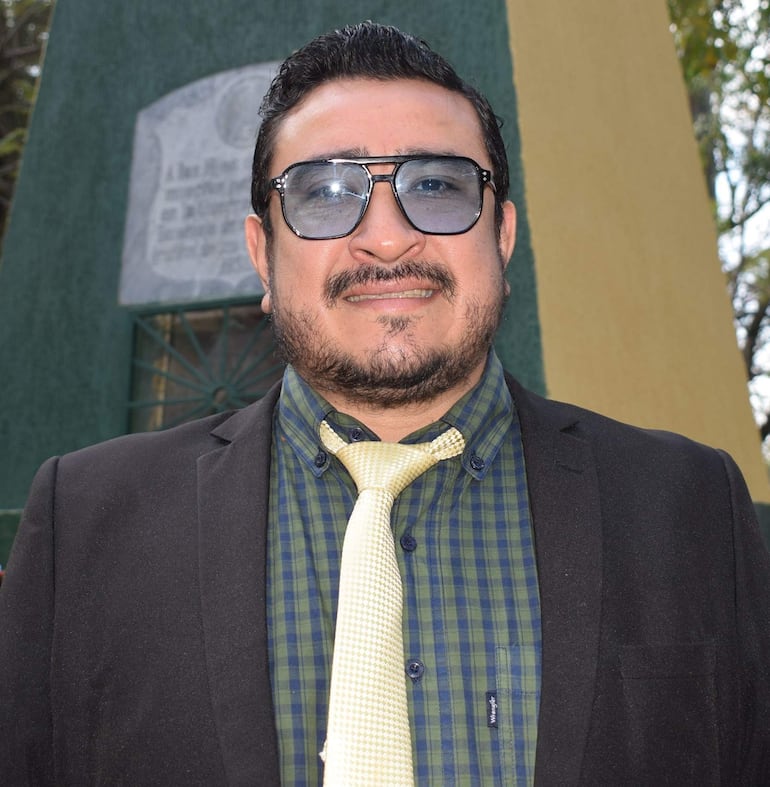 El intendente renunciante de Caapucú, Gustavo Penayo Arce (ANR-HC).