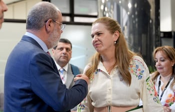 Javier Zacarías y teresa barán