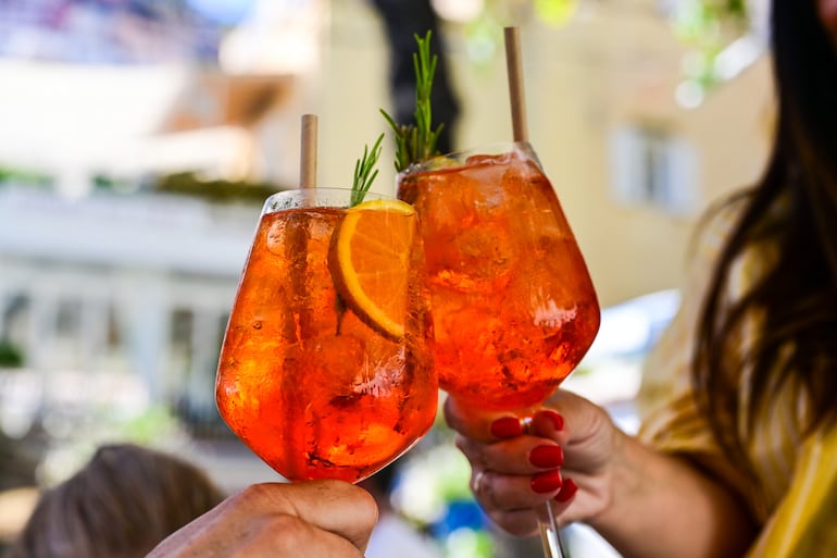 Brindis con Aperol Spritz