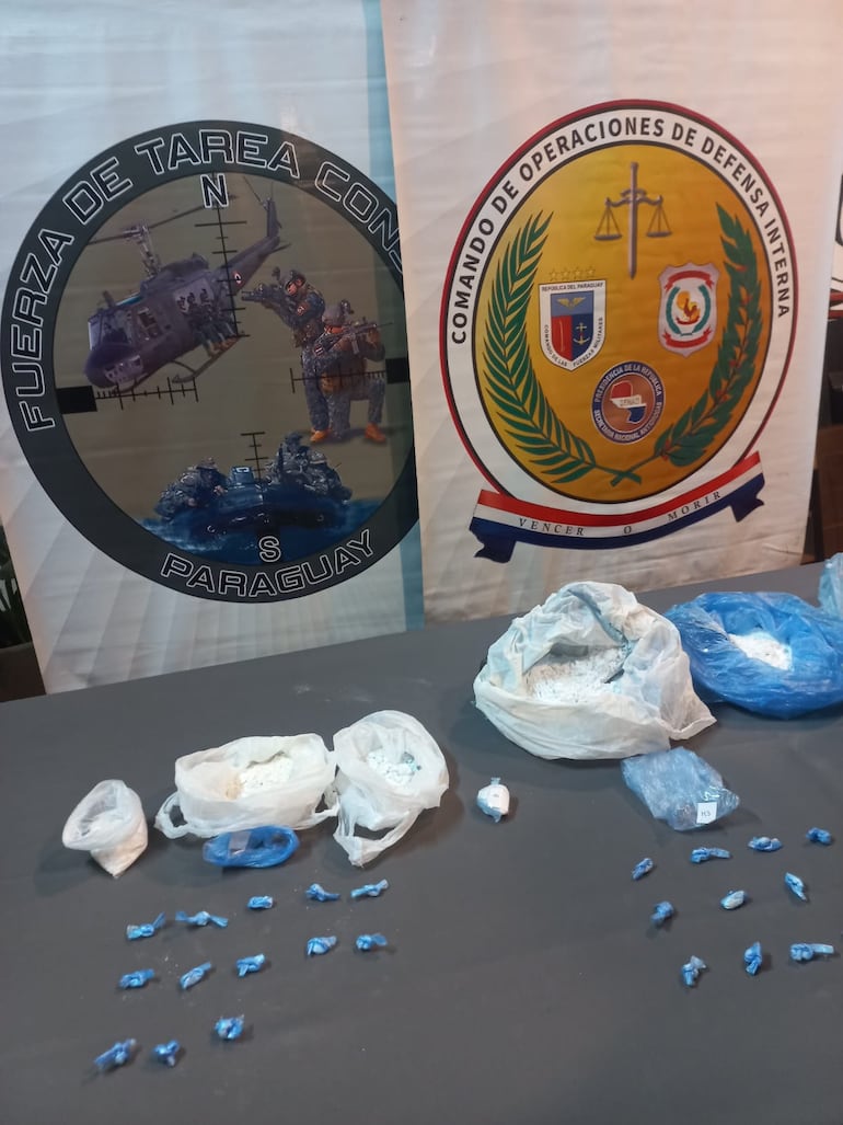 operación antinarcotráfico en Pilar