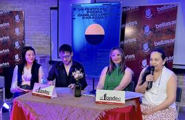 Uno de los encuentros celebrados en la pasada edición del Festival de Poesía Ombligo Lírico Paraguay.