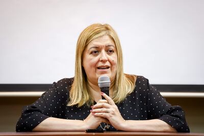 Sandra Quiñónez, fiscala general del Estado, que tiene a su cargo la asignación de los procesos.