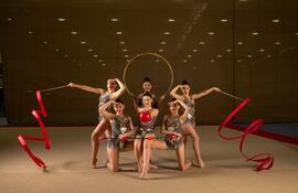 Las atletas de gimnasia rítmica están listas para brillar en la pista de Asu2025