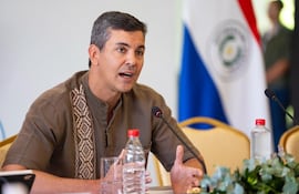 El presidente Santiago Peña.