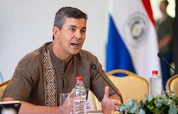 Santiago Peña, presidente de la República.